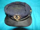 CIVIL WAR US UNION INFANTRY CAPTAIN OFFICER WOOL KEPI FORAGE CAP HAT-LARGE