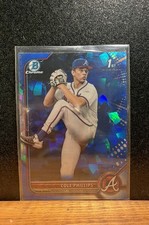 2022 Bowman Chrome Draft Sapphire Edition - Cole Phillips #BDC-90 (RC) Braves