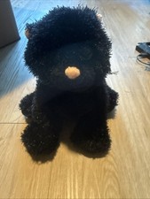 Webkinz Black Cat 8" Plush HM135 RETIRED No Code Stuffed Animal Green Eyes SA1