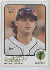 2022 Topps Heritage High Number Jacob Robson #588 w7v