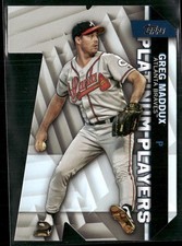 2021 Topps #PDC-48 Greg Maddux Platinum Players Die Cut