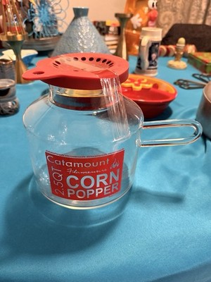 Catamount Glass Microwave Popcorn Popper | 2-1/2 Quarts | S4208 | Used