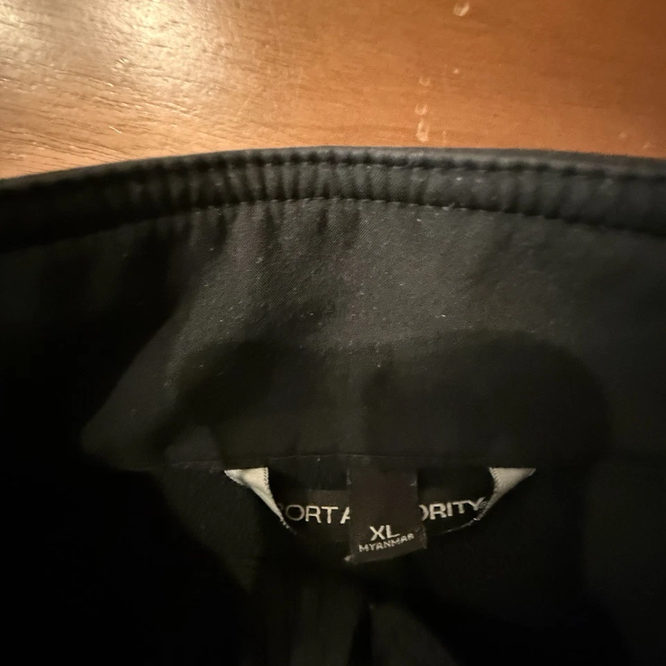 Chaqueta Apple Para Hombre XL Negra Cremallera Completa Empleado Corporativo Logo Bordado Foto 3 de 4