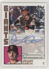 2019 Topps 1984 Topps Baseball Rookies Auto Aramis Garcia #84R-AG Auto 4f5