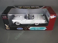 Road Signature 1957 Ford Thunderbird White Convertable Hardtop 1:18 92358 NIB