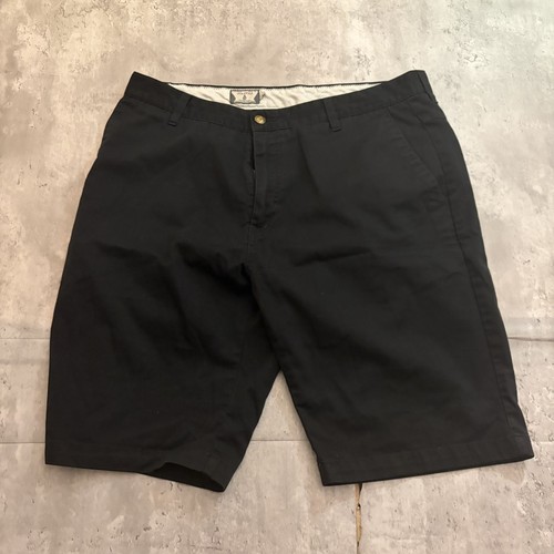 Volcom Men's Corpo Class Chino Shorts Modern Fit Black Size 36 Skater Surfer