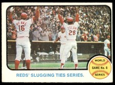 1973 Topps World Series Gm 6 - Reds' Slugging #208 EX