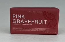 Bath & Body Works Pink Grapefruit Shea Butter Cleansing Soap Bar