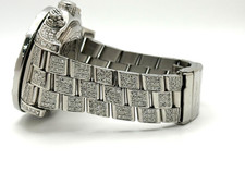 BREITLING A13370 Super Avenger MOP Diamond Dial Bezel and Band Stainless 48mm 4