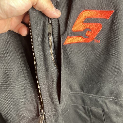 SNAP ON TOOLS Hooded JACKET INSULATED COAT JACKET Zip Up- Mens Size L - Picture 6 of 24