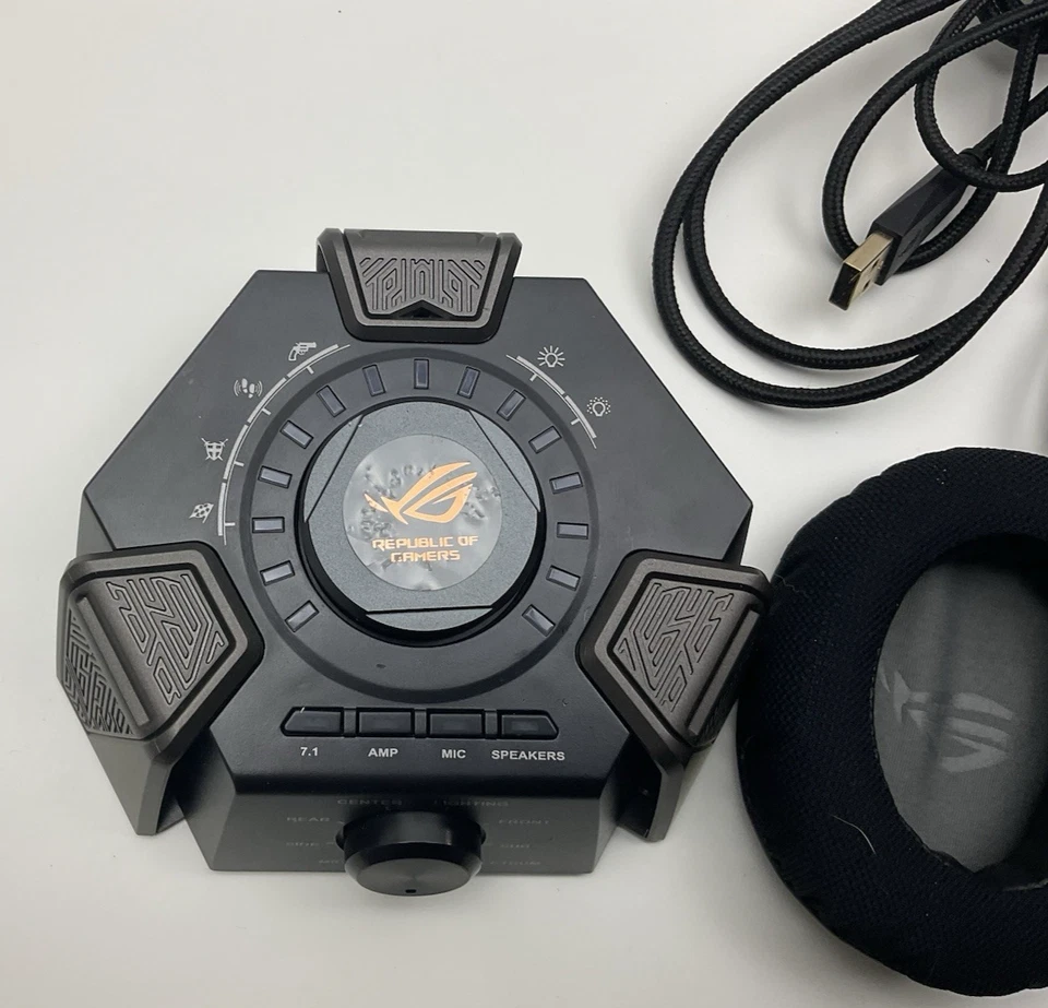 ASUS ROG Centurion True 7.1 Surround Sound Gaming Headset  10-Driver + USB Audio - Image 2 of 4