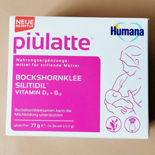 Humana pi&ugrave;latte zur Unterst&uuml;tzung der Milchbildung, Bockshornklee, D3+B12 77g