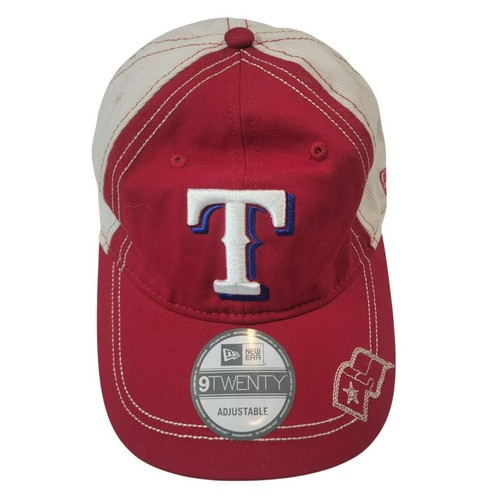 New Era Texas Rangers Ballcap, Unisex Adult, Red & White,Adj Strap,Licensed, NWT - Picture 6 of 7