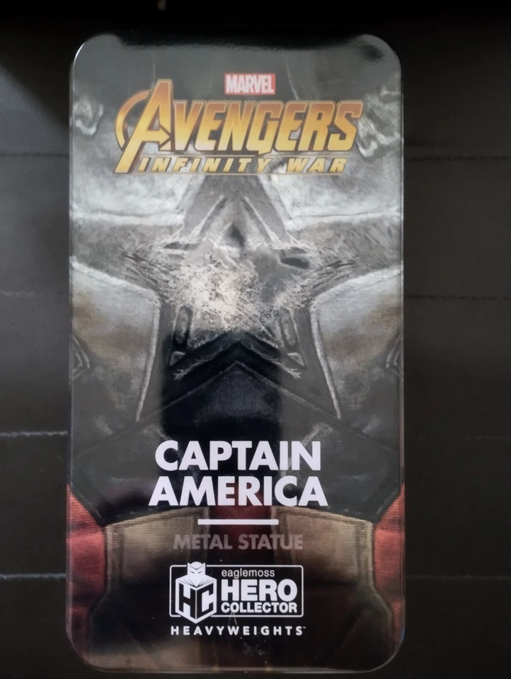 coffret collector eaglemoss " captain america " en plomb - Photo 1/4