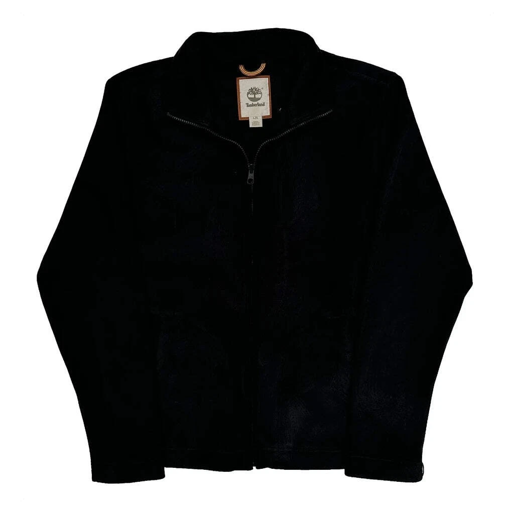 Timberland Fleece Jacket - Large Black Polyester