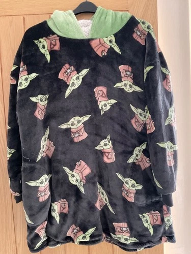 STAR WARS GROGU UNISEX HOODED FLEECY SNUDDIE,MULTI COLOUR,SIZE M/L