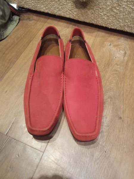 Men a.testoni Heels Red Suede Other