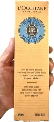 NEW IN BOX L'Occitane Dry Skin Hand Cream 20% Shea Butter 5.2 oz from France