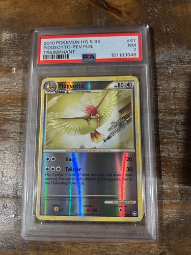 Pidgeotto graded PSA 7 for sale on eBay