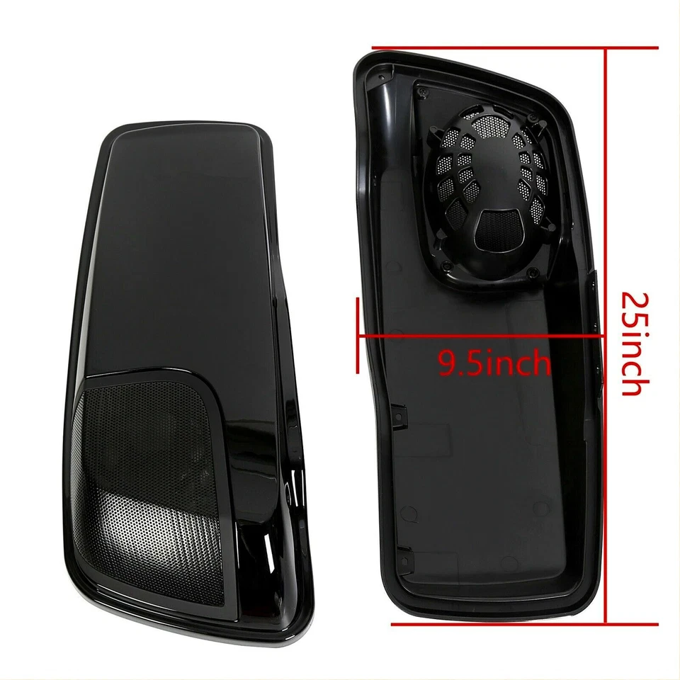 Tapas de altavoz rígidas 5x7 para Harley Touring Street Electra Glide 2014-up Foto 2 de 4