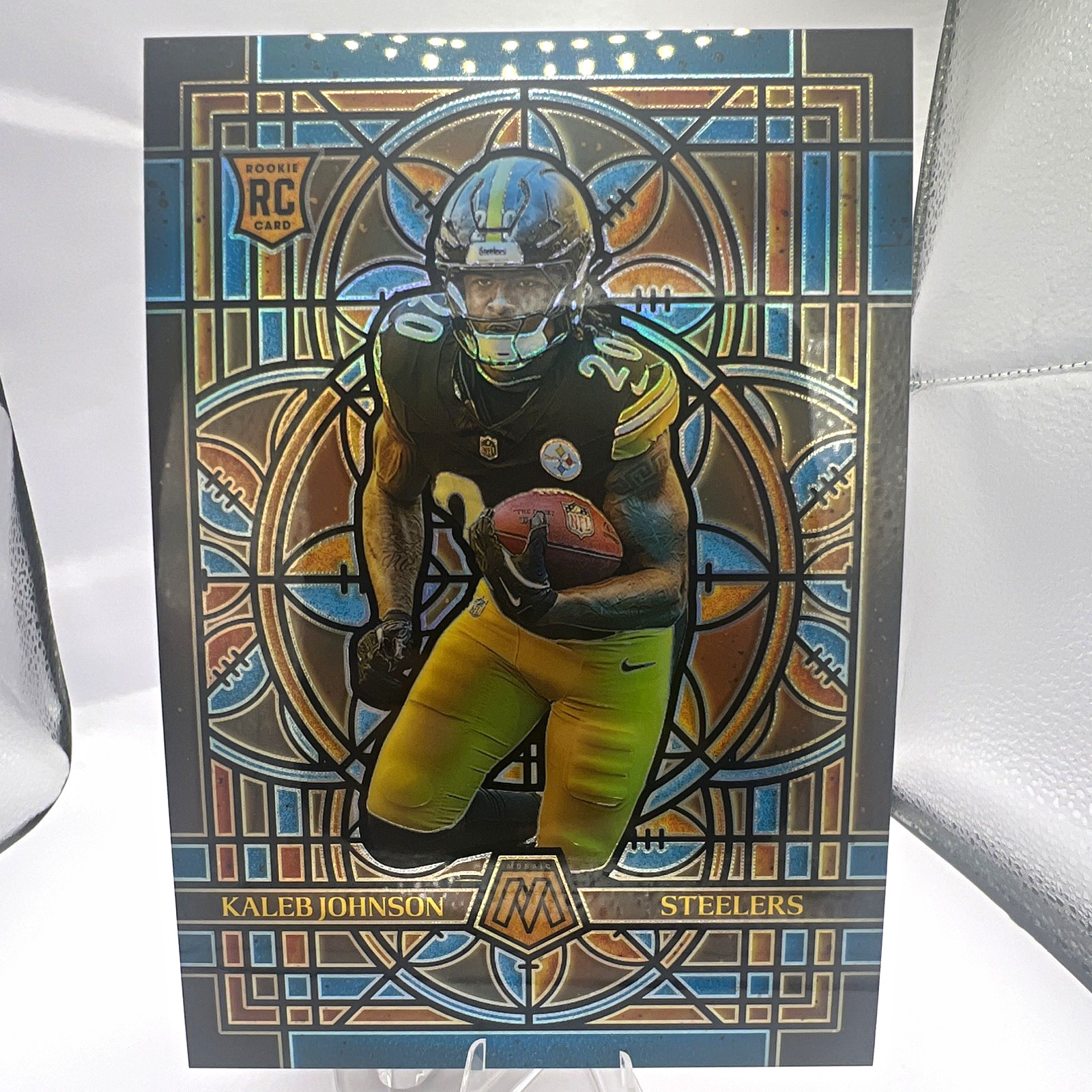 Kaleb Johnson Panini Mosaic Stained Glass #21 Oversize