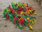 Huge Vintage Marx Style Cowboys And Indians Lot. See Pictures!!