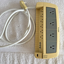 Fellowes 10 Outlet Premier Dual Plane with Phone 1430 Joules Vtg Works Great