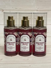 Bath  Body Works Sweetheart Cherry Fragrance Mist TRAVEL 2.5oz x3