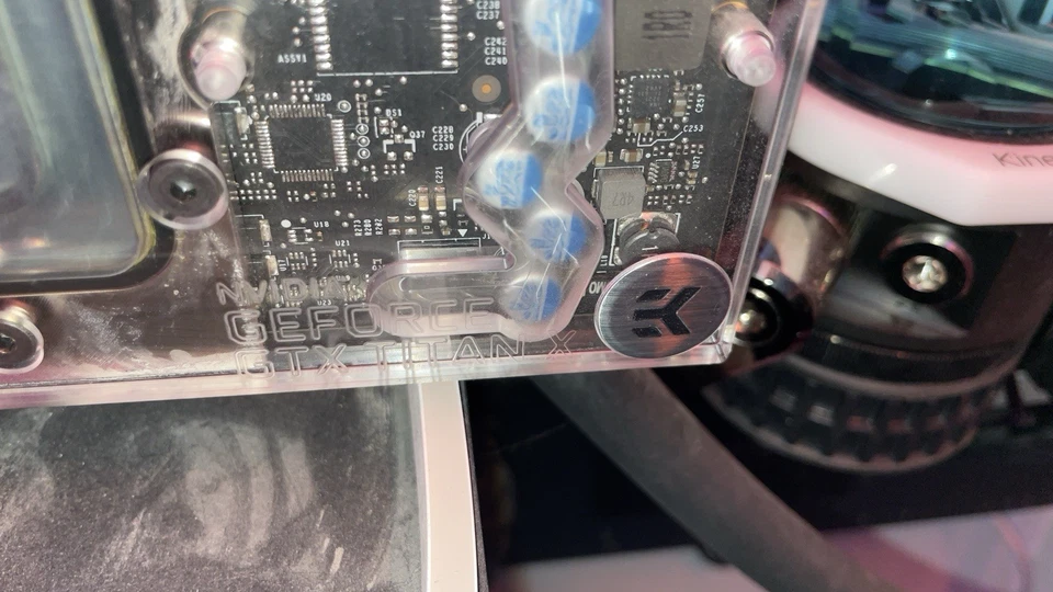 NIVIDIA GeForce Titan x Water Cooled Graphics Card 12GB - Image 2 of 4