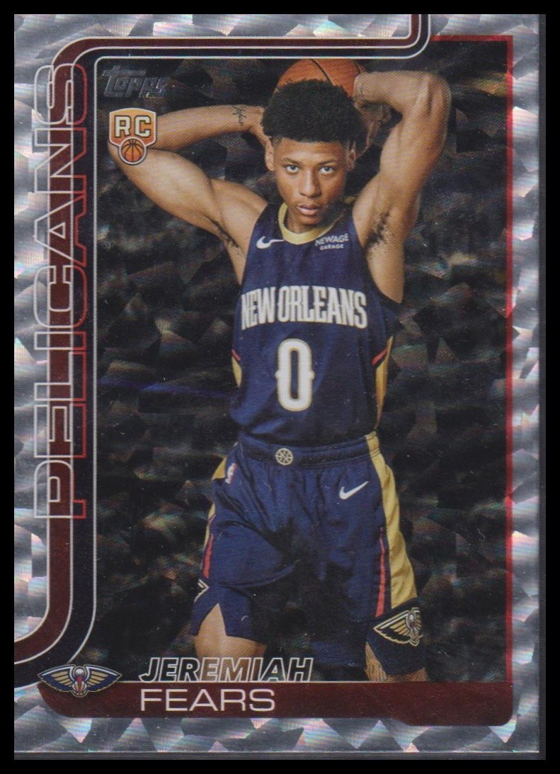 2025-26 Topps - Jeremiah Fears #207 Crackleboard Foil (RC)