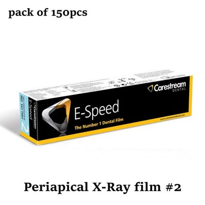 2x Periapical X-Ray film Kodak Carestream E-speed #2  150pcs box
