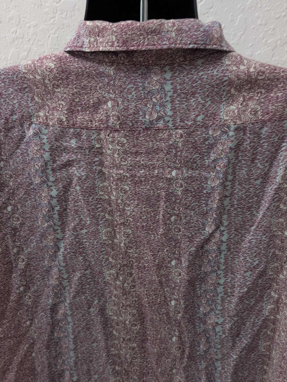 Levi's Relaxed Fit Size Large Floral Button Down Hawaiian Camp Shirt Pocket thumbnail 5