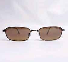 Maui Jim MJ-129-19 Shiny Brown Sunglasses Brown Lens Made In Italy
