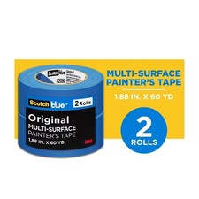 Blue Painter's Tape Original 1.88 Inches x 60 Yards 2 Rolls Masking Tape for