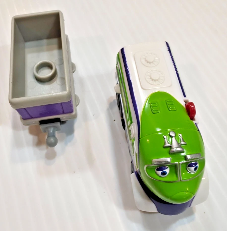 Tomy Chuggington StackTrack 电动压铸机车 2015,3 1/8 英寸长 — 第 3/4 张图片