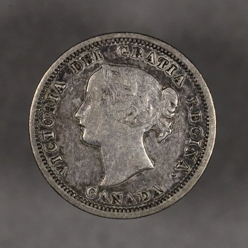 1870 Canada 5 Cents Silver — photo from the most recent tracked eBay sale