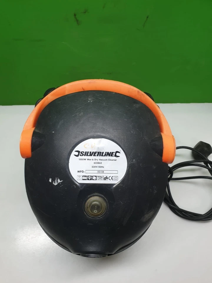 Unidad de cabezal de motor de repuesto para aspiradora Silverline 633882 10L en seco y húmedo Foto 2 de 4