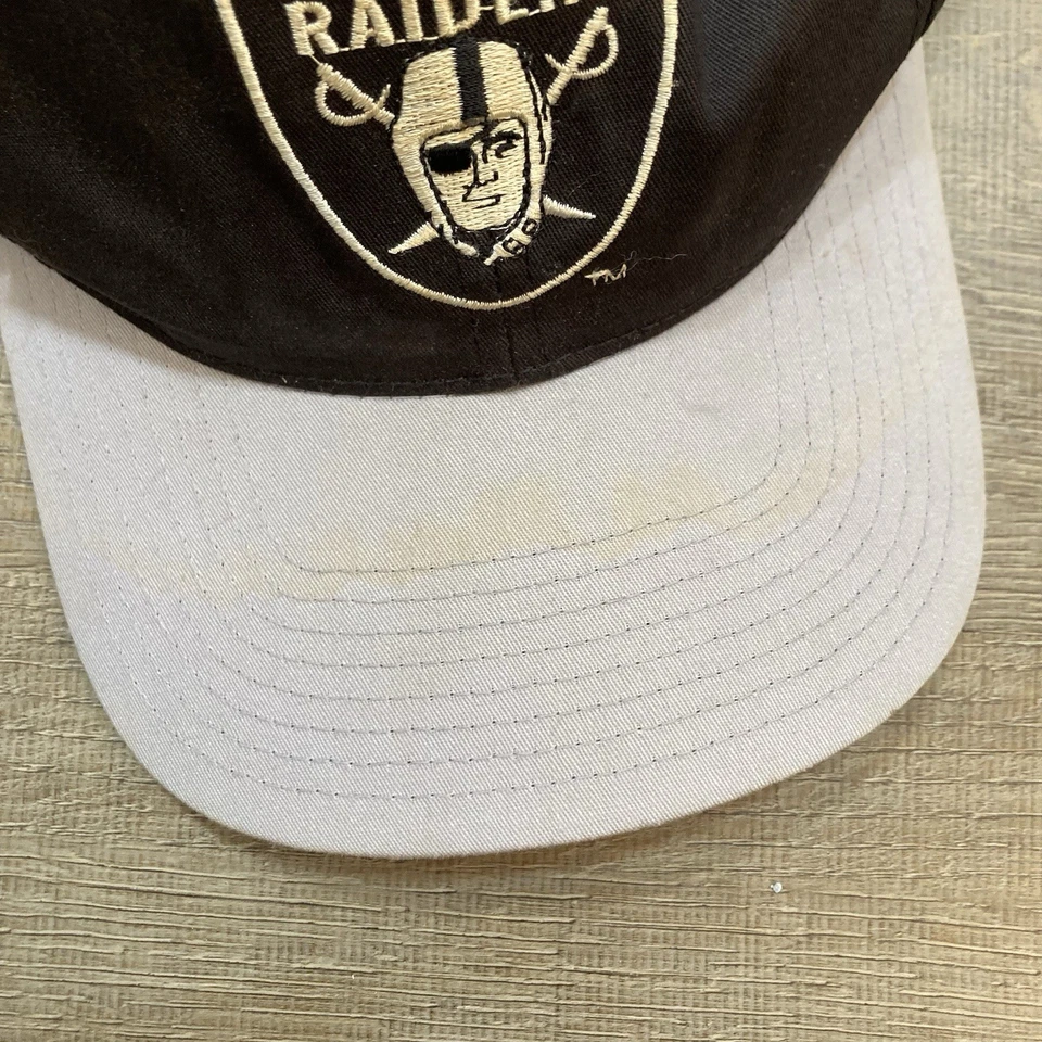 Vintage Eastport Los Angeles Raiders Snapback Hat Mens One Size NFL Football - Image 3 of 4