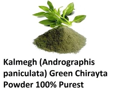 Kalmegh (Andrographis paniculata) Green Chirayta Powder 100% Purest