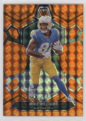 2024 Panini Mosaic Orange Mosaic Prizm 182/199 Mike Williams #172 3hd