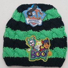 Nickelodeon Paw Patrol Kids Beanie Knit Cap Hat Fall Winter Halloween BOO NWT