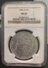 1884 O Morgan Silver Dollar NGC MS-64 - no reserve