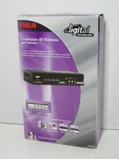 New RCA Video Source Selector w RF Modulator, S Video AV Switcher #CRF940