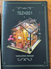 TSZH201 DIY Miniature Greenhouse Dollhouse Kit Craft Model Sealed Box