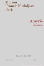 MAISON FRANCIS KURKDJIAN AMYRIS HOMME EAU DE TIOLETTE SPRAY MEN 2.4 Oz / 70 ml