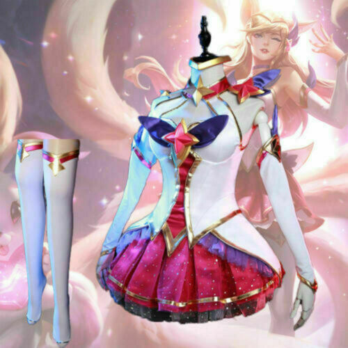 League of Legends LOL Star Guardian Ahri Cosplay Costume {Free shipping} - Picture 3 of 7