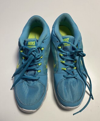 Nike Better World Turquoise Neon Lime Active Shoes Sz.9-USA 
