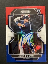 Alex De Goti Signed Card 2022 Panini Prizm In Person (IP) Autograph Auto