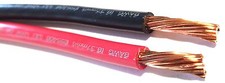 8 GAUGE WIRE RED BLACK 5 FT EACH PRIMARY AWG STRANDED COPPER POWER REMOTE USA
