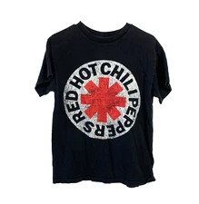 Red Hot Chili Peppers 2016 Round Logo Screenprint Tee T-Shirt Small Medium